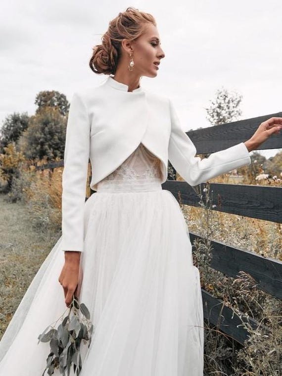 Wedding Winterbraut Jacke Wedding Jacke Brautkleid Winter Bolero