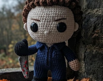 Patrón de ganchillo para peluches de terror / Monstruo espeluznante y adorable y amigurumi gótico en PDF
