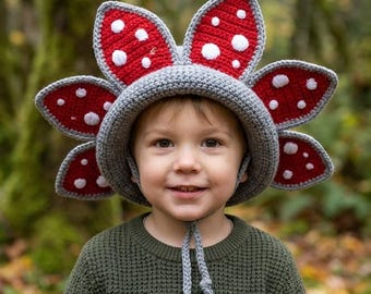 Bloom Beast Petal Hat Pattern | Fantasy Monster Flower Hood PDF