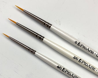 Pro Arte Masterstroke Miniature Series 60 Brush Set size 0, 2/0, 4/0. The exact watercolour paintbrushes that Harriet uses on Youtube!