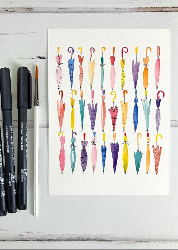 Daler-Rowney Aquarellpinsel-Set – 10 Pinsel Aus Kunsthaar, Kurzer Griff, Mit Etui