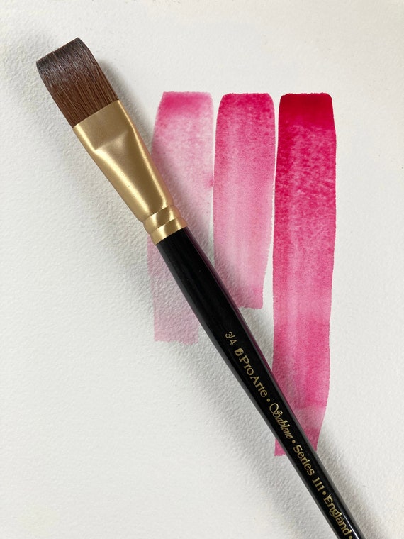 Professional watercolor Rigger brush - Cruelty free & Vegan