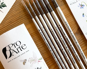 Pro Arte Watercolor Paintbrush Set: Pointed Round Brushes, Harriet de Winton Series