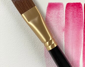 ProArte Serie 100 Aquarellpinsel Rund – Zobel-Synthetik-Mix Für Professionelle Maler