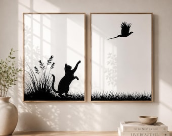 Modern Animal Minimalist Art Digital Download
