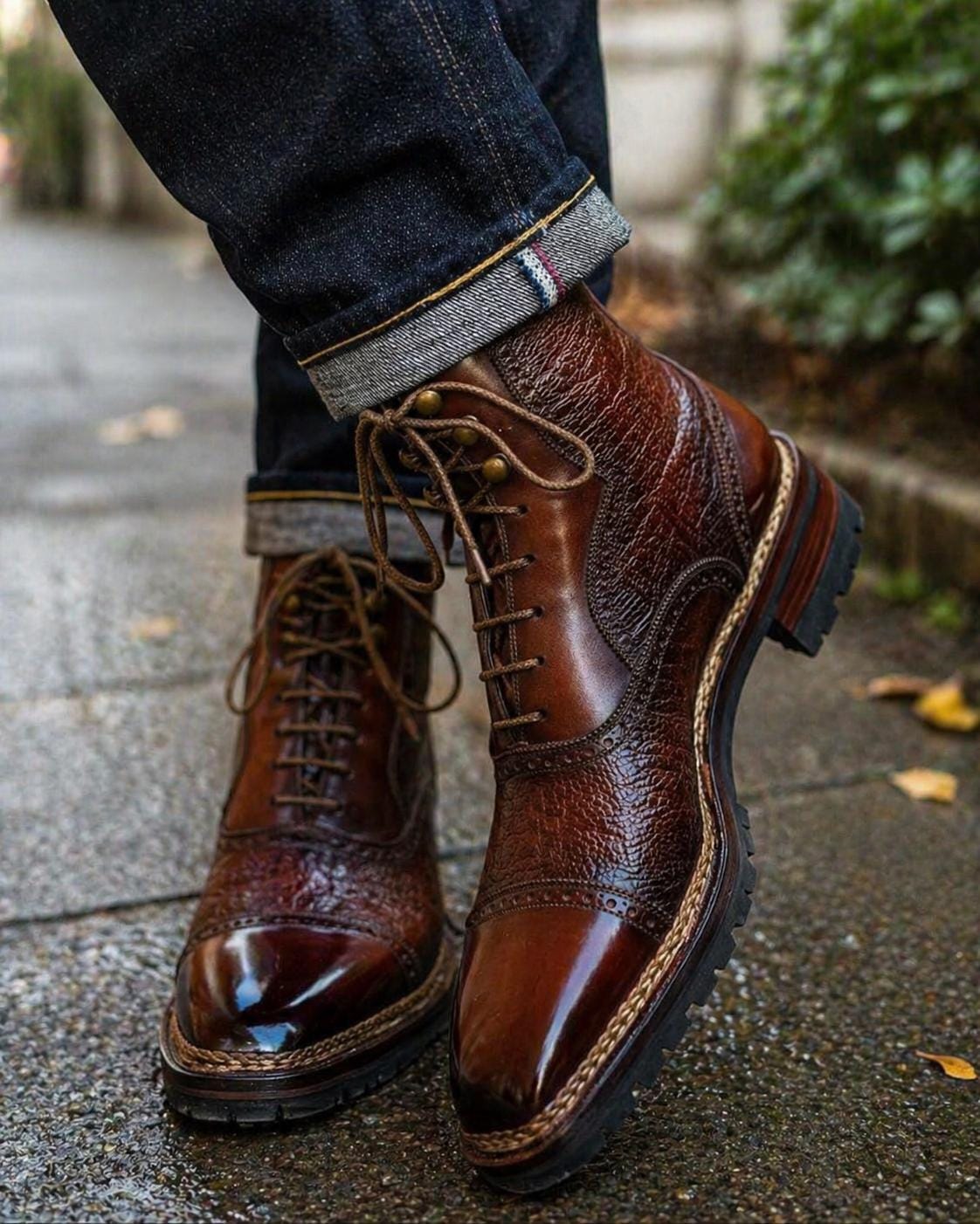 Christian Louboutin So Samson Spike Heel Boots - 40 CHRISTIAN LOUBOUTIN SO SAMSON SPIKED HEEL CALFSKIN MEN main image 3