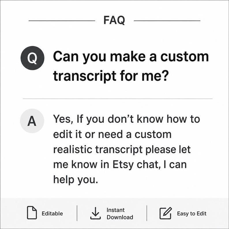 Video Transcript Design Ideas Editable University Transcript | College Transcript | Academic ...