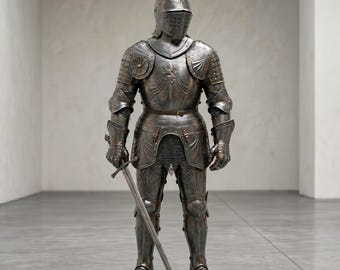 Maximilian Full Body Armor Pak Middeleeuwse Gothic Ridder Staal Wearable Armor Kostuum Renaissance Combat Replica Voor Cosplay | LARP-display