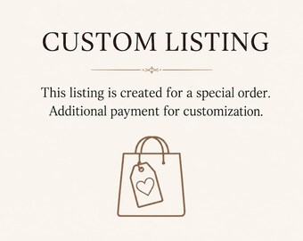 Custom charge for additional