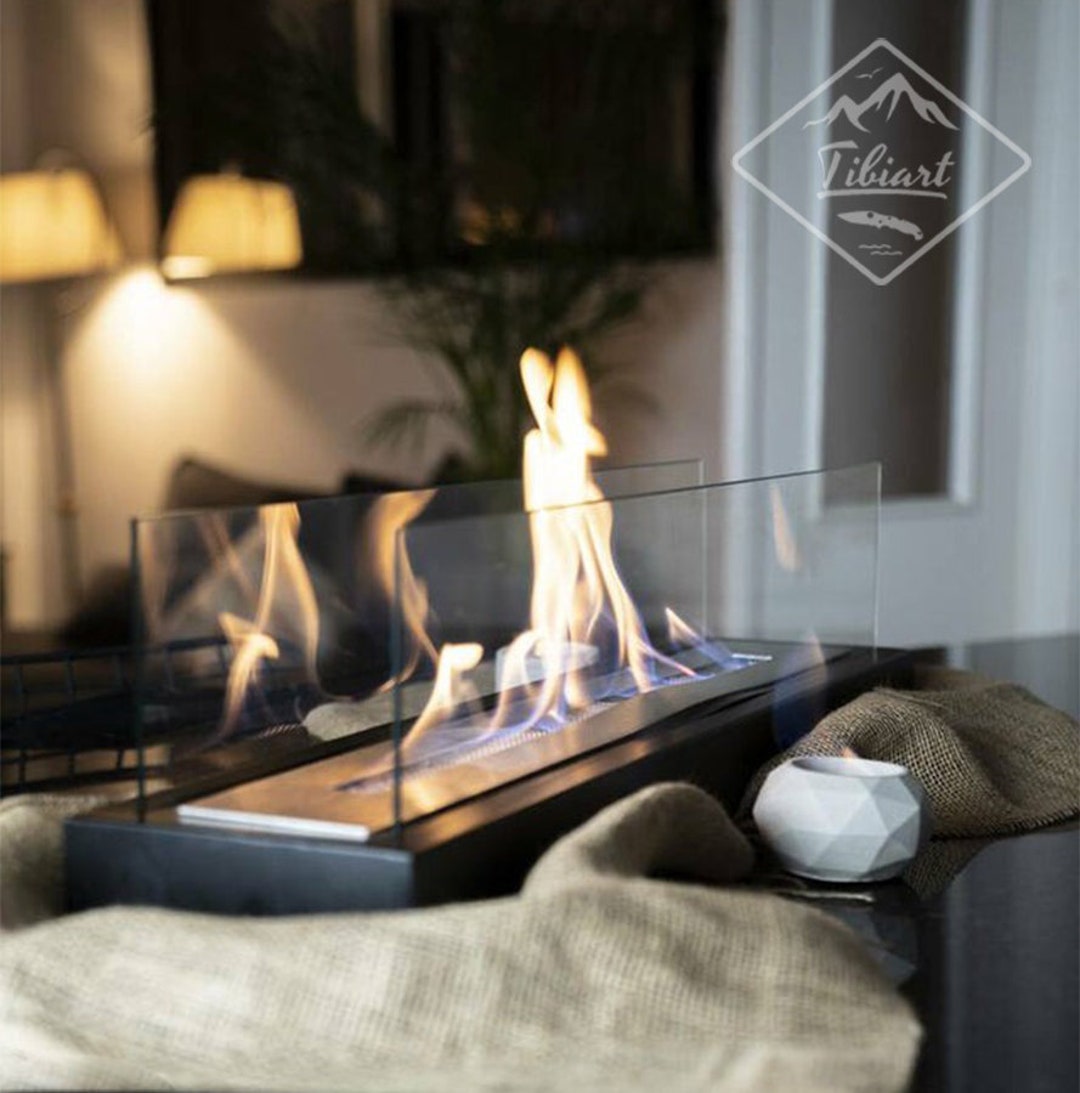 Tabletop Fire Place Desktop Fireplace Bioethanol Tabletop Etsy