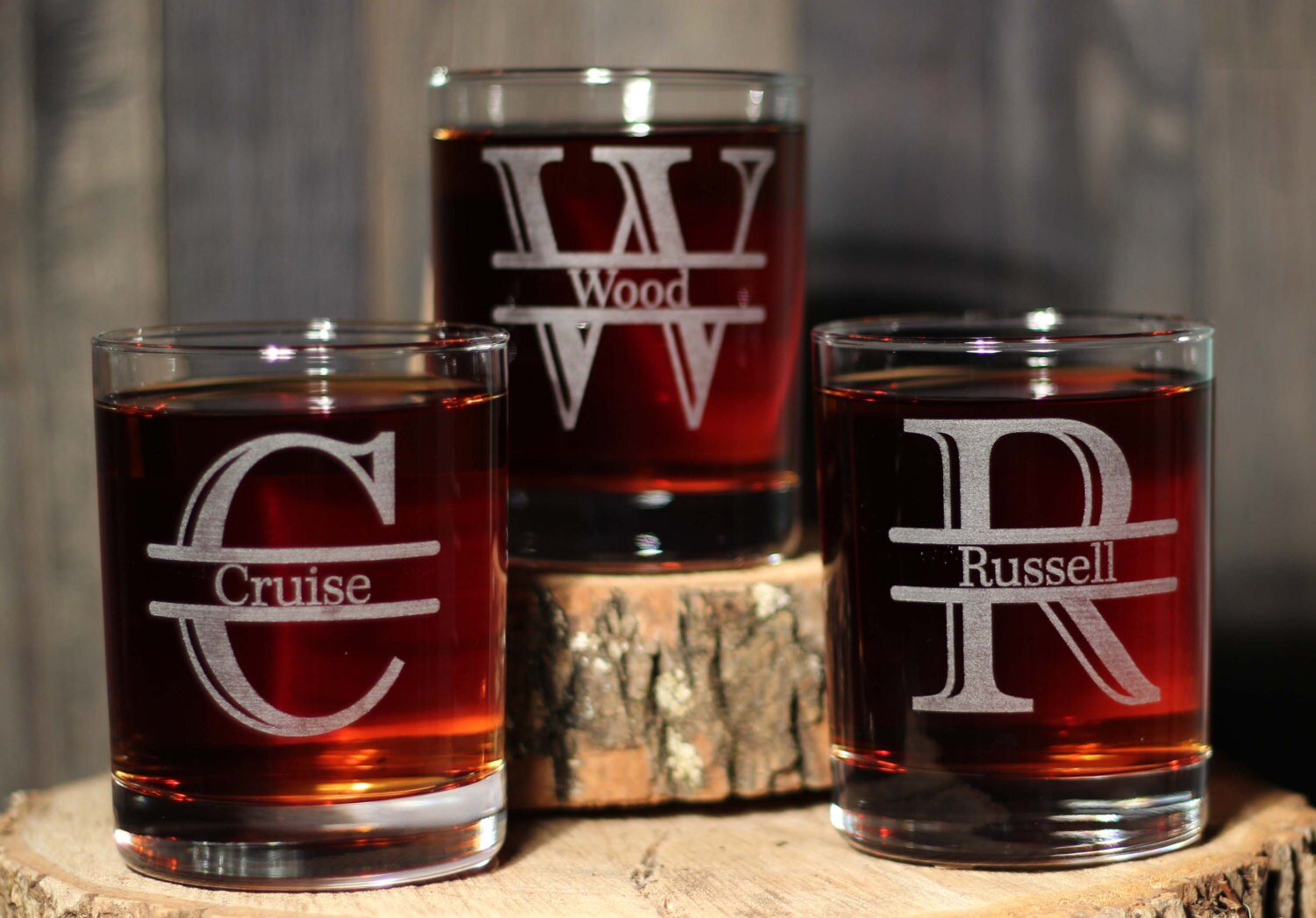 Groomsmen Engraved Scotch Rocks Glasses Gifts Custom Whiskey Etsy