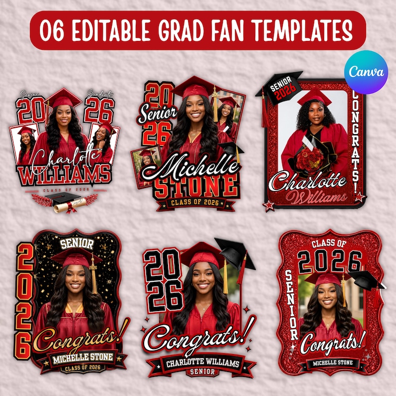 Class of 2026 Graduation Fan Template, Editable Senior Photo Grad Fan, Graduation Paddle Template, High School Graduation Fan, College Graduation Party Favor, Canva Graduation Template, Printable Graduation Fan, Senior Photo Graduation Decor, Graduation Party Supplies, Editable Canva Graduation Design, DIY Graduation Fan Template, Personalized Graduation Keepsake, Graduation Celebration Decor, Senior Night Fan Template, Class of 2026 Party Favor, Graduation Photo Prop, Custom Graduation Paddle.