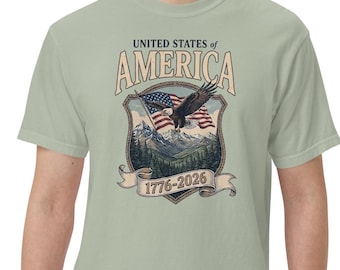 America 250th Anniversary Shirt Vintage Patriotic 4th of July Independence Day Tee