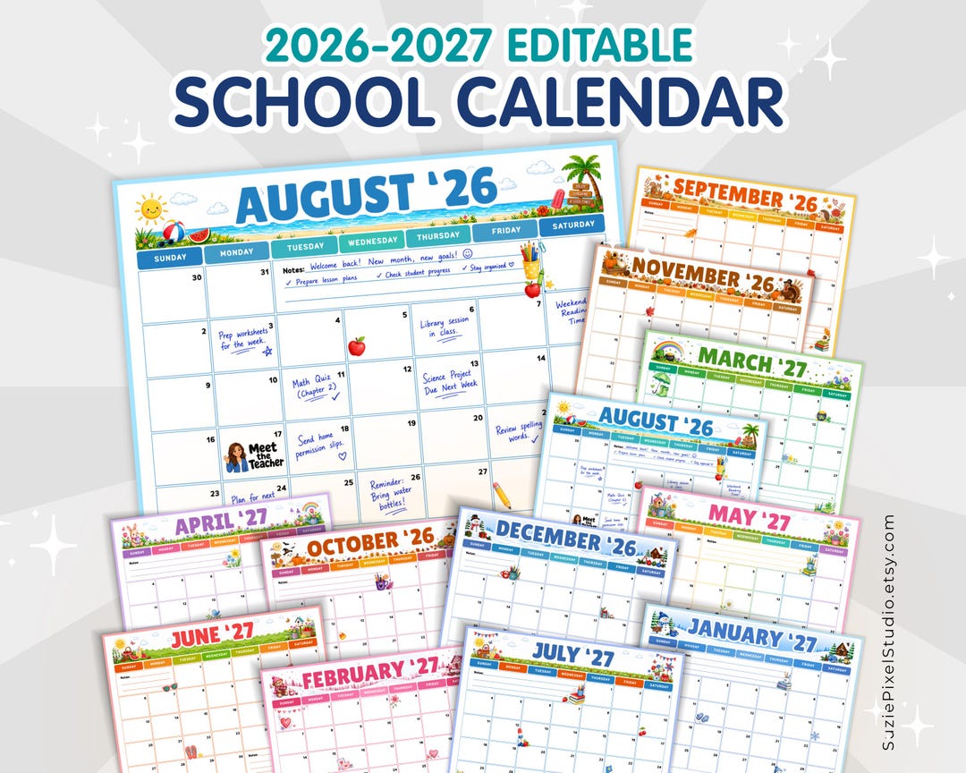 calendrier-scolaire-2026-2027-modifiable-sur-canva-avec-autocollants