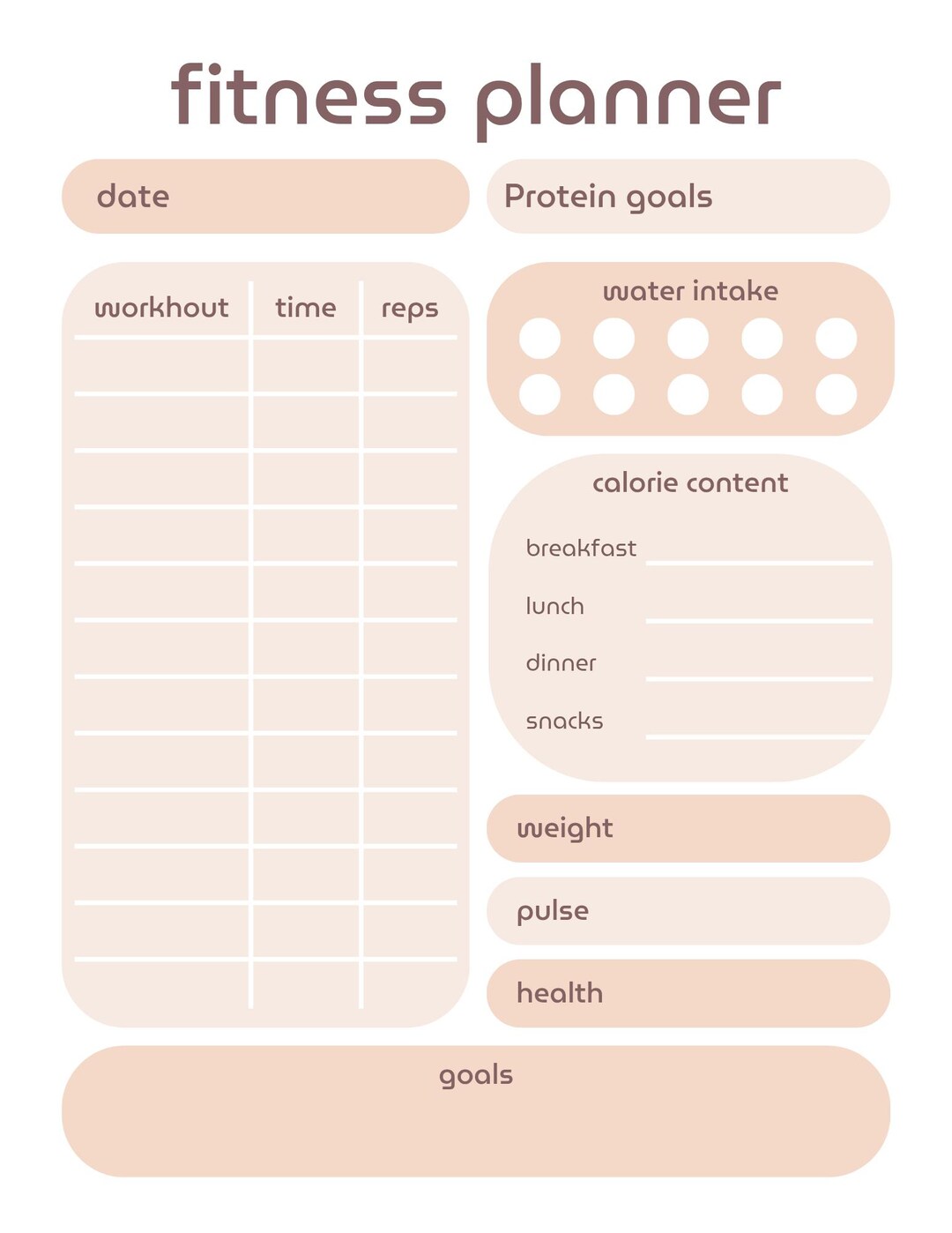 Bariatric Weight Loss Tracker Printable Ozempic and GLP-1 Planner ...