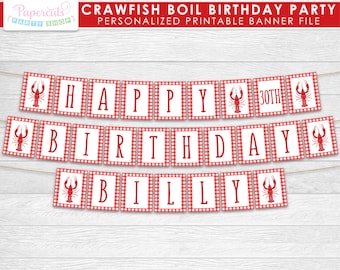 Crawfish Party Decor Etsy