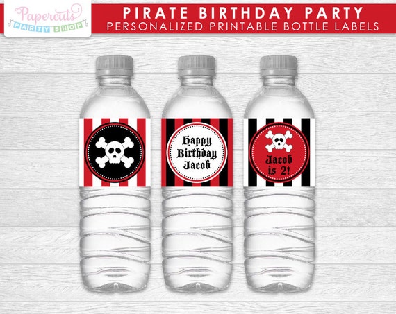 Etiquettes De Bouteille Eau Party Theme Danniversaire De Etsy Etiquettes De Bouteille Eau Party Theme Danniversaire De Etsy