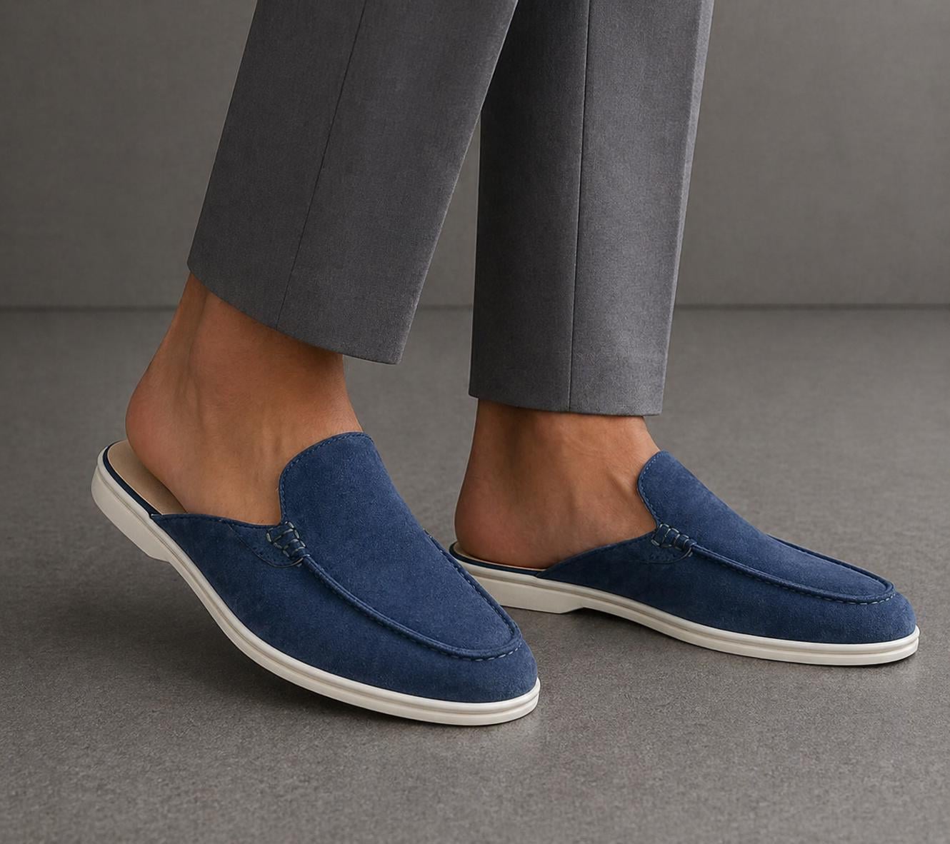 Suede Loafers Men Black - Etsy
