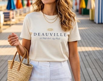 Deauville French Riviera Shirt, Sailor Knot Graphic Tee, Ivy Studio Resort Wear, Coastal Old Money Aesthetic, Comfort Colors 1717 Ivory, Min