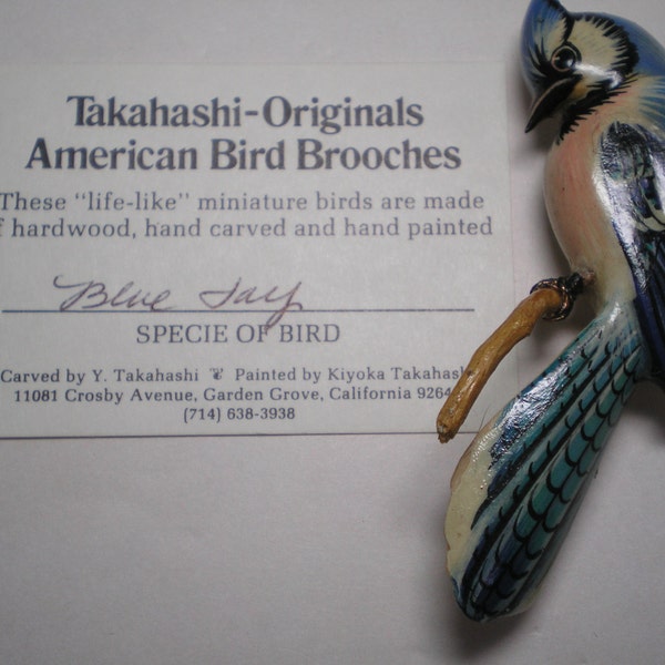 TAKAHASHI BLUE JAY Pin   Item No: 16268     New Price showing is 15 Percent Off Original Price