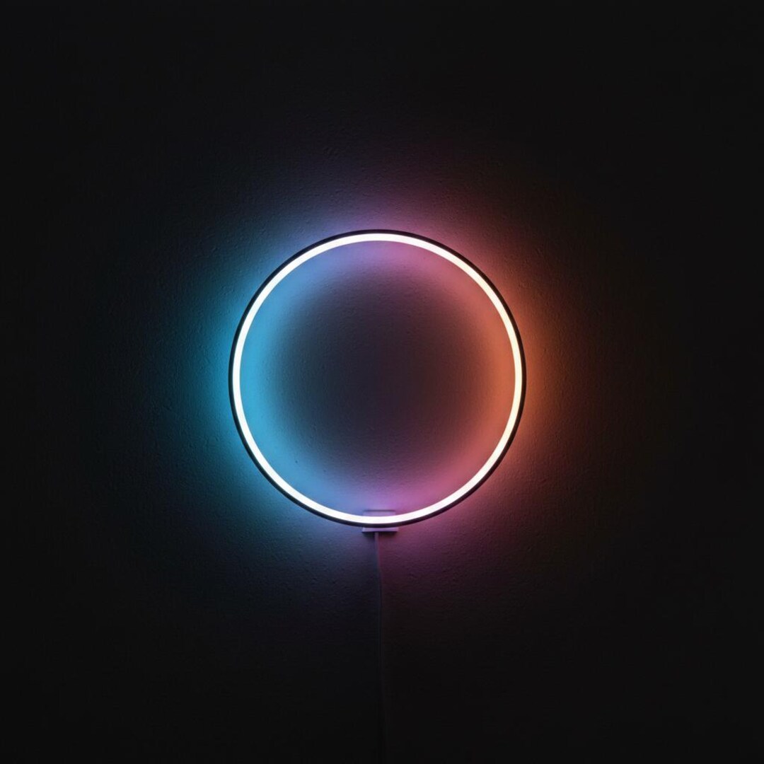 Zen Led Signs Enso Circle Neon Sign, Japanese Zen Wall Art, Minimalist Ambient Light ...