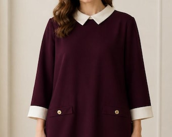Tommy Hilfiger Women's Collared Shift Dress