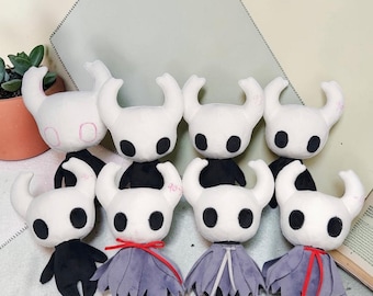 Handmade Hollow Knight Plush Hornet Knight Set Soft Indie Game Doll Gift Collectible