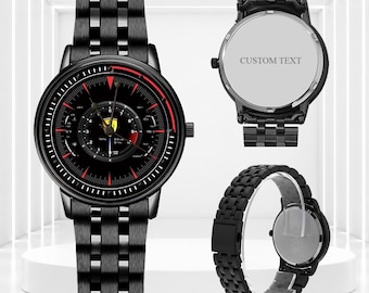 Italian Performance Dashboard Watch, Speedometer Inspired Wristwatch