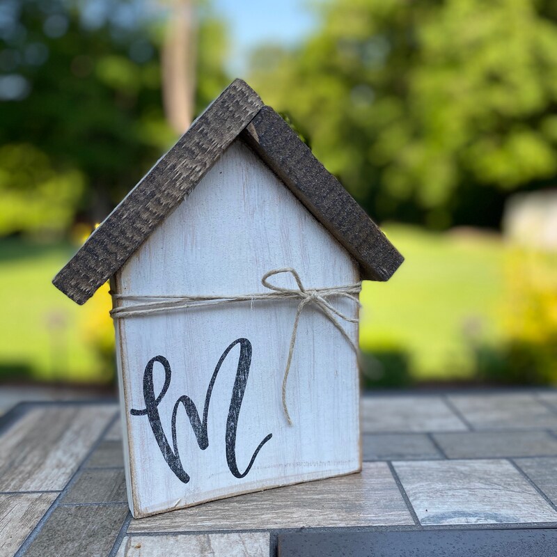 Wood Block House - Etsy