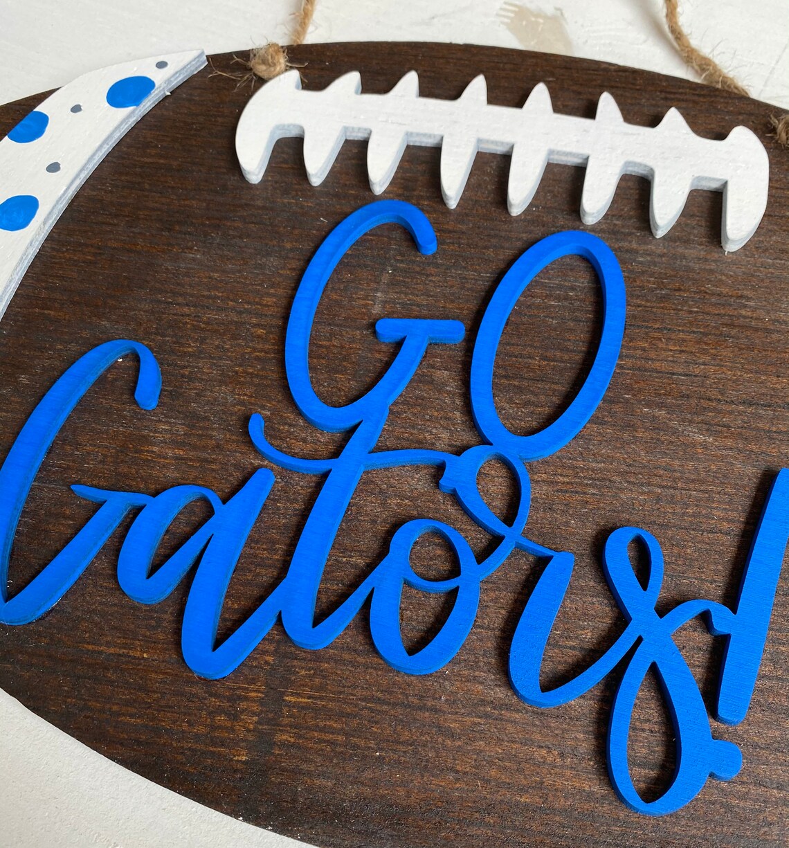 Football Door Hanger Football Team Door Sign High School Etsy