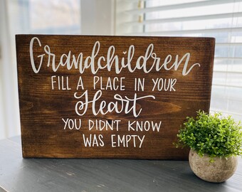 Signo de abuela, signo de abuelo, letreros de madera, refranes de letreros de madera, regalos de abuela, regalos de abuelos, regalos para la abuela, letrero de pared de madera
