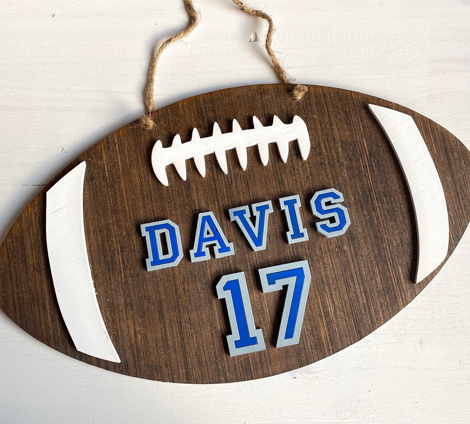 Football Wood Sign High School Football Personalized Etsy