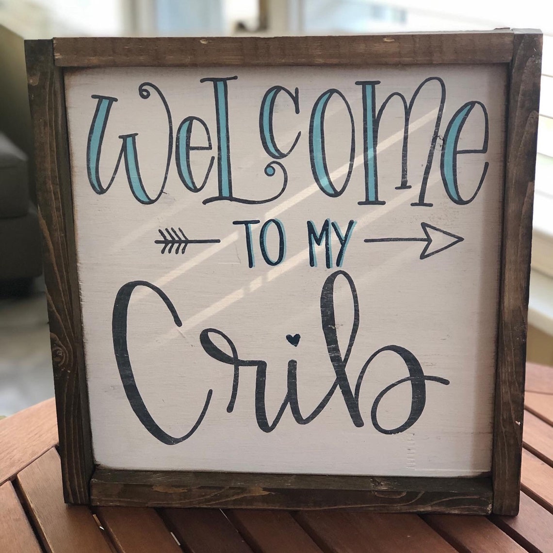 to My Crib Wood Signs Wood Signs Sayings Nursery Etsy