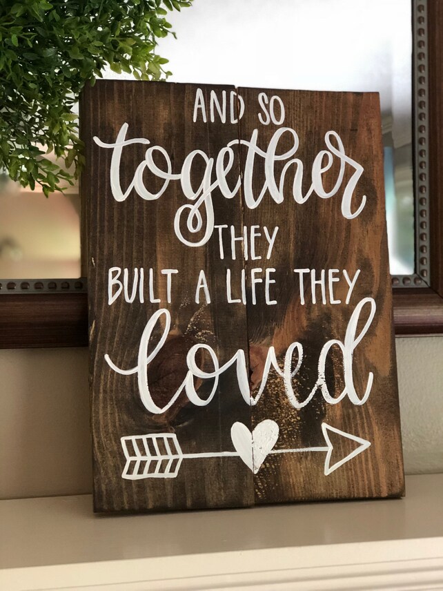 Love Wood Sign Signs Sayings Wedding Image 0
