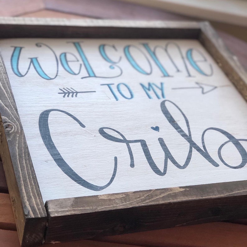to My Crib Wood Signs Wood Signs Sayings Nursery Etsy