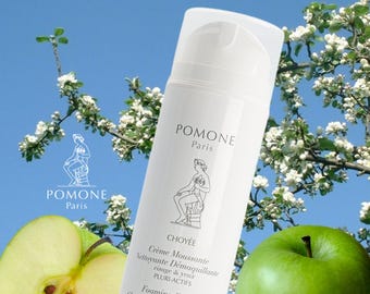 French Luxury Cleanser Makeup Remover POMONE Paris – Apple Actives – Waterproof – Vegan Clean – Made in France – Foaming Cream – All Skin