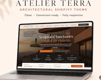 Luxury Real Estate Landing Page Template | Architecture Website Template | Modern Property Web Design