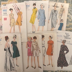 Vintage Vogue Patterns - Etsy Vintage Vogue Patterns - Etsy