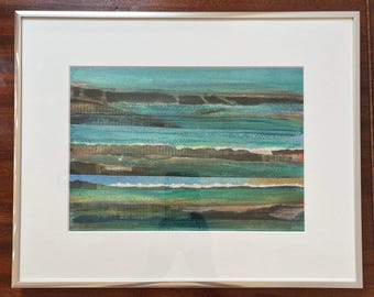 Multimedia landscape seascape artwork