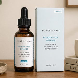SkinCeuticals Blemish + Age Defense Serum 30ml on table