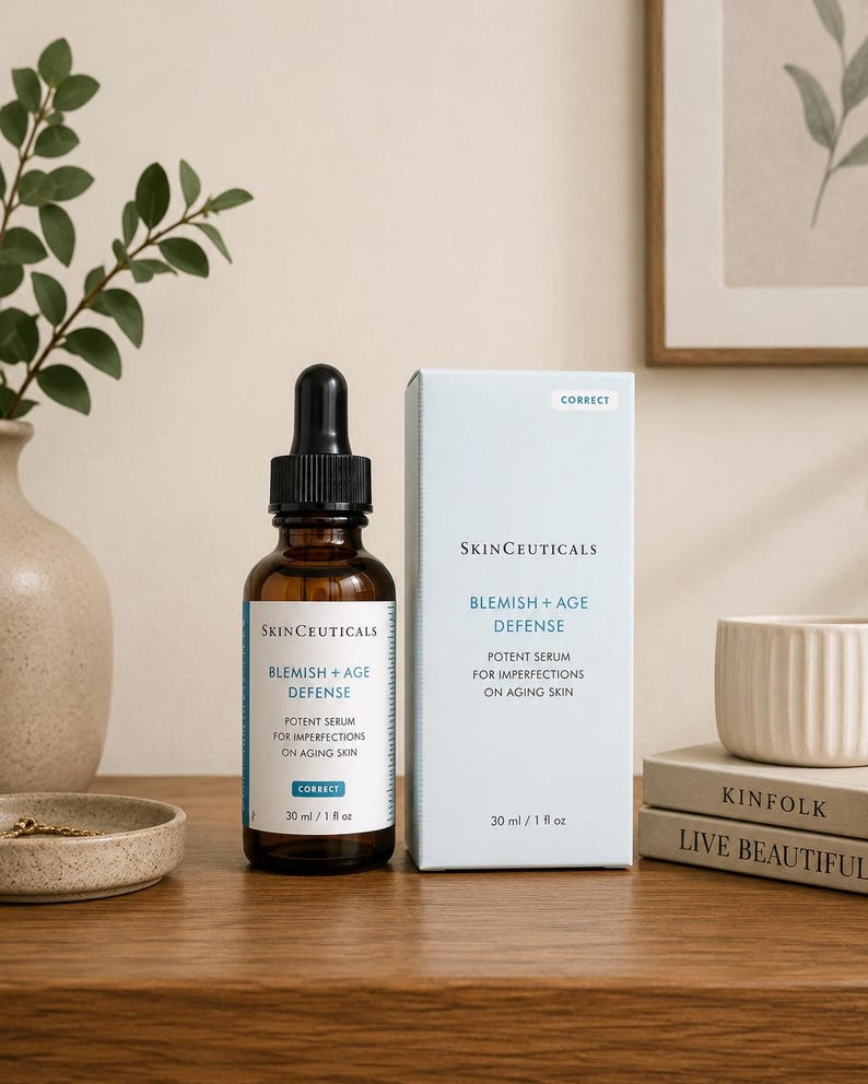 SkinCeuticals Blemish + Age Defense Serum 30ml on table