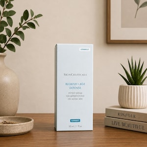 SkinCeuticals Blemish + Age Defense Serum 30ml on table