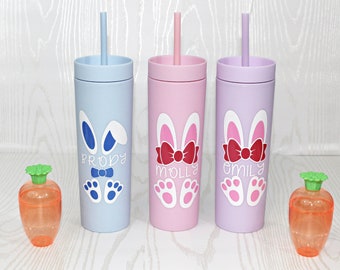 Holographic personalized kids Easter cups