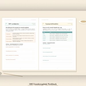 DBT Emotion Regulation Workbook | 6 Weeks DBT Skills PDF | Emotional Balance | Printable Workbook Mental Healthcare | Instant Download image 3