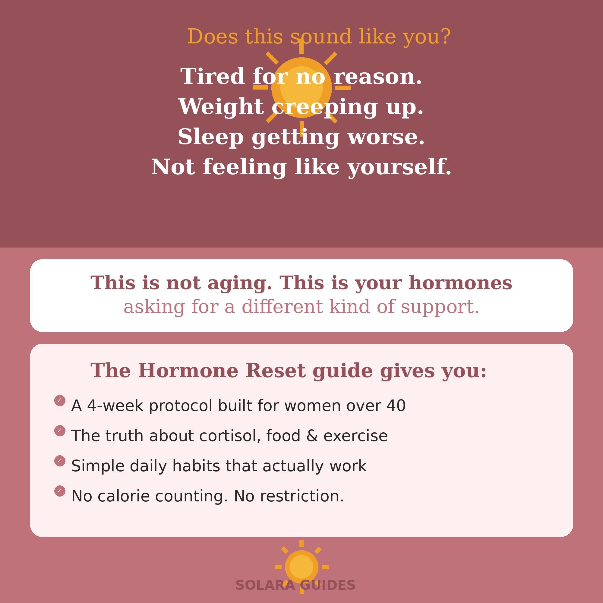 Hormone Reset Guide for Women Over 40 | Energy, Sleep, Belly Fat ...