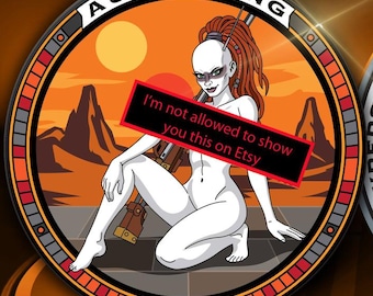 PREORDER - Hyperspace Heartbreakers Collection - Aurra Sing Collectible Novelty Challenge Coin