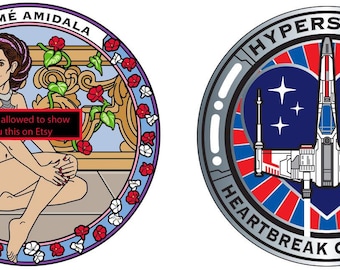 Hyperspace Heartbreakers Collection - Padme Amidala Collectible Novelty Challenge Coin