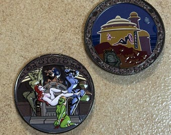 El palacio de Jabba después del anochecer: Moneda coleccionable de desafío de las bailarinas de Jabba