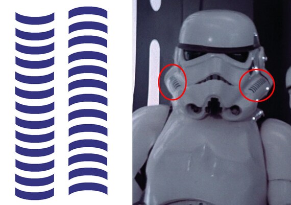 Stormtrooper Helmet Stripes 2 - Etsy