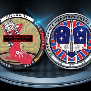 Hyperspace Heartbreakers Collection - Shaak Ti Collectible Novelty Challenge Coin